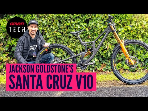 Santa Cruz V10.8 DH Pro Bike Check | Jackson Goldstone