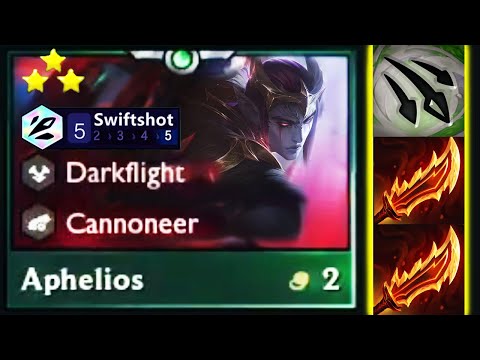 Full Attack Speed ⭐⭐⭐ Aphelios SwiftShot  | TFT Set 7.5