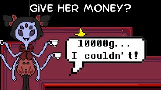 How Much Gold Can You Give Muffet in her Battle?