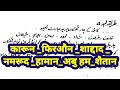 Taskheer E Hamzad Hazrat Jaanch Istikhara Ka Nayab Rohani Amal Shaddad Namrood Kaaroon Firon Haman
