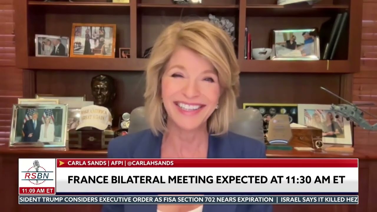 WATCH: Matthew Alvarez Talks with AFPI's Carla Sands Live on RSBN - 06/15/26