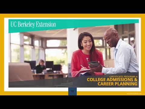 Certificate Program in College Admissions and Career Planning Online Information Session