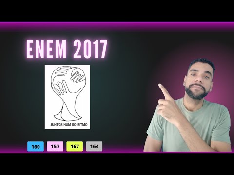 QUESTÃO 160 - ENEM 2017 - ANÁLISE COMBINATÓRIA