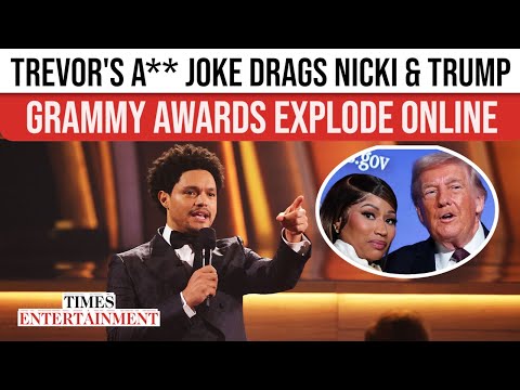 Grammys GO WILD After Trevor Noah’s Cheeky Nicki, Trump's 'A**' Joke Sparks Clapback