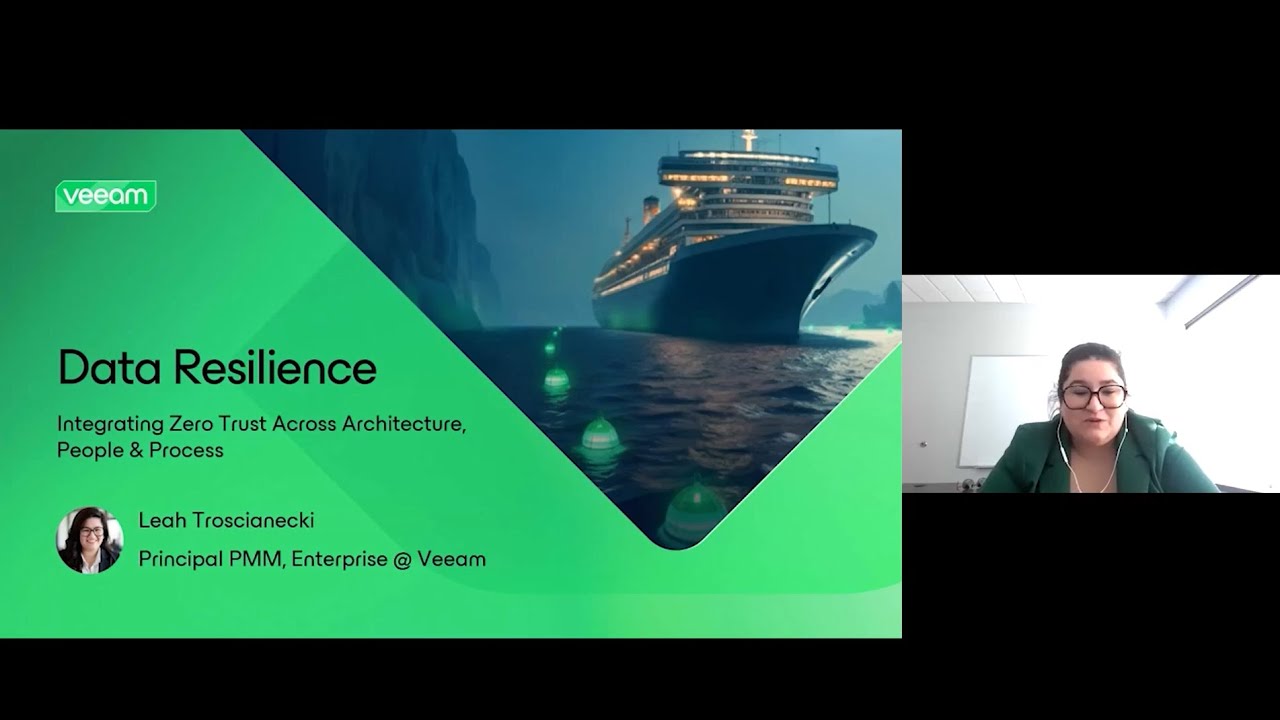Elevate Your Data Resilience: Integrating Zero Trust Across Architecture, People & Process  video
