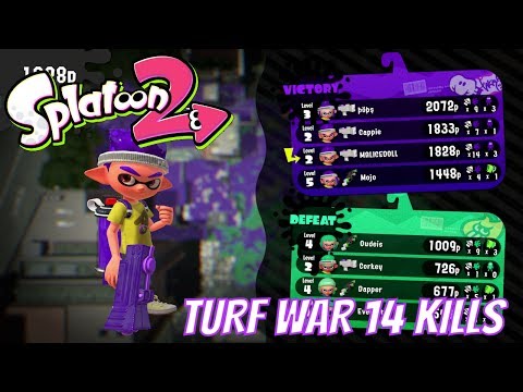 SPLATOON 2 TURF WAR 14 KILLS MATCH