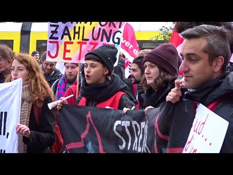 Grußrede von Ramazan beim Streik der Studenten 16.02.2018