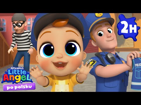 Policjant pilnuje tu porządku | Little Angel 👼🏻 Bajki i piosenki dla dzieci po polsku