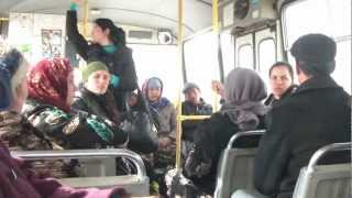 preview picture of video '05. Turkmen Peoples in Border bus to Farab 파랍행 버스안 투르크멘 사람들 모습'