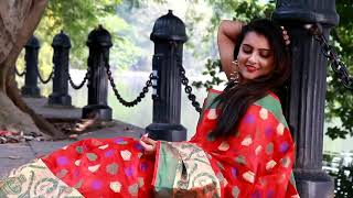 Saree Fashion  Bengal Beauty  Shreya Red Saree   S