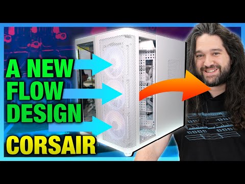 Corsair Overhauls Prebuilt, 3-Chamber Airflow Case, & Transparent PSU