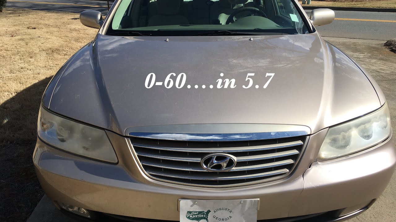 0-60 in the 2007 Hyundai Azera GLS POV Test Drive She flies!