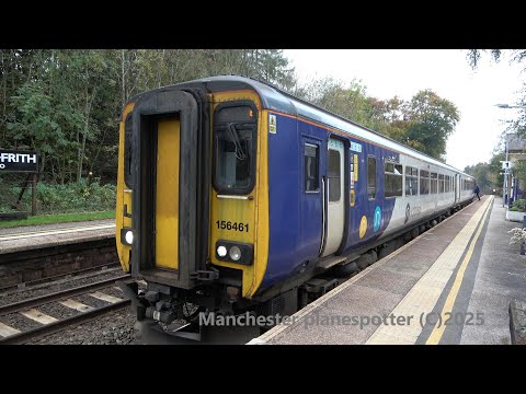 Northern Trains Class 156461 On 2B08 Is Seen Departing Chapel-En-Le-Frith At 09.10Am On 17/10/2025
