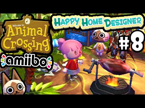 Animal Crossing Happy Home Designer Gameplay Walkthrough LIVE Stream PART 8 (Felyne House) 3DS