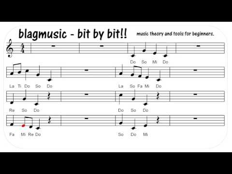 Call and Response Solfege Song 2 of 5   from Exercises for Ear Triaining