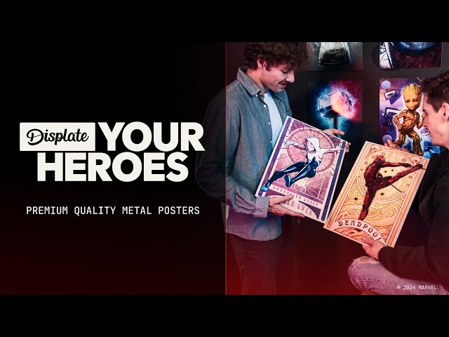 Vídeo relacionado con Displate - Póster de Metal - Montado con Imán - Marvel - Scarlet Witch