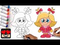 How To Draw Cindy Lou Who How The Grinch Stole Christmas