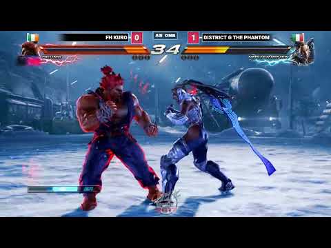 Celtic Throwdown 2017- Tekken 7 top 8 TWT FH Kuro Akuma vs District G The Phantom Raven