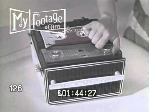 RCA Victor Prompter Tape Cartridge Tape Recorder TV Commercial