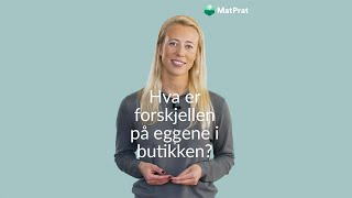 Hva er forskjellen på eggene i butikkene?