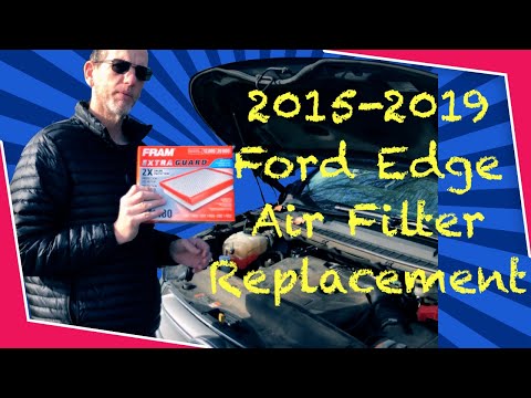 How To Change a  Air Filter on a 2015-2019 Ford Edge