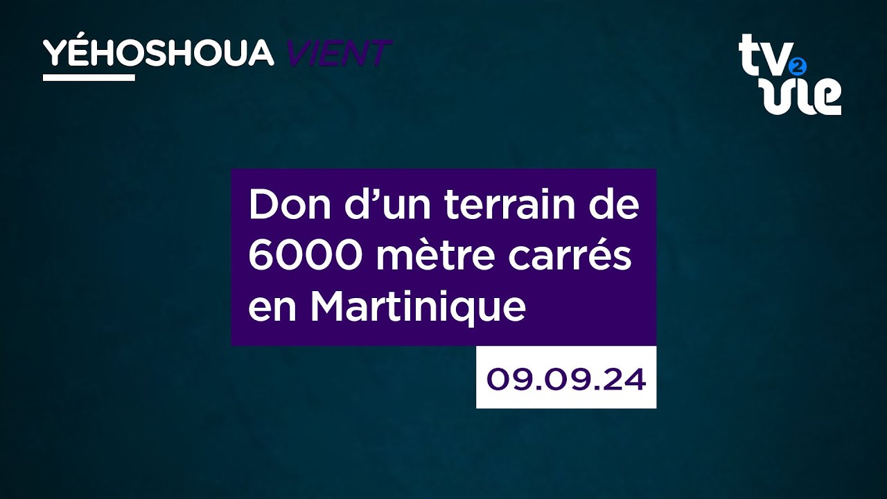 Thumbnail of video: Don d’un terrain de 6000 mètre carrés en Martinique
