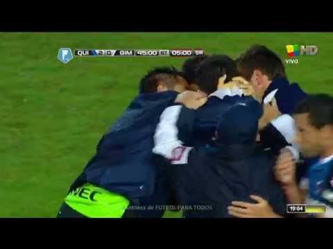 Gol de Perez Godoy. Quilmes 2 - Gimnasia LP 0 | Torneo Final 2014 - Fecha 18