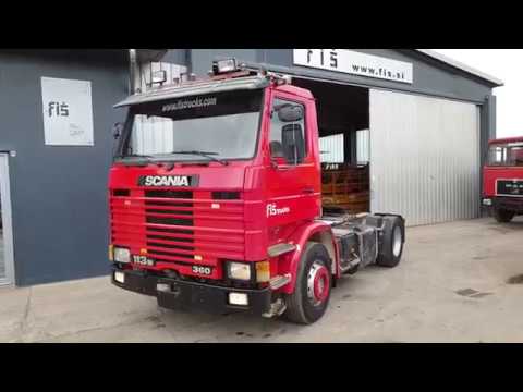 TRUCK SCANIA 113 360 4X2 TRACTOR UNIT FIŠ TRUCKS & MACHINERY SLOVENIA
