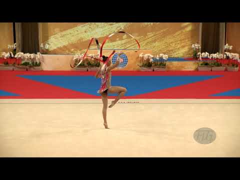 AGAGULIAN Iasmina (ARM) - 2018 Rhythmic Worlds, Sofia (BUL) - Qualifications Ribbon