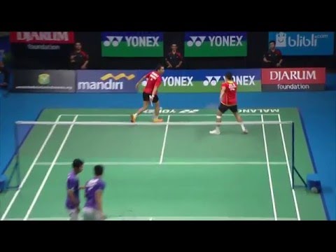 Yonex Sunrise Indonesian Masters 2015 | Badminton SF M4-MD | Gun/Kido vs Ang/Sap