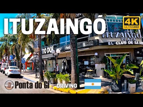 ITUZAINGÓ en 4K -cada vez más lindo- #driving TOUR virtual 2026 CONURBANO BUENOS AIRES - ARGENTINA