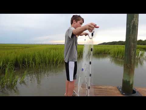 15 HUGE FISH CAUGHT WITH CAST NET! LOST NET!!!! (Super Spreader 4 Ft Net)