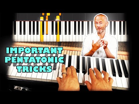 PENTATONIC TRICKS for JAZZ PIANO 🎹😃  | LESSON
