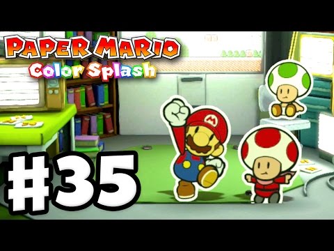 Paper Mario: Color Splash - Gameplay Walkthrough Part 35 - Green Energy Plant 100%! (Nintendo Wii U)