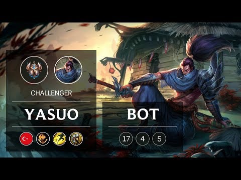 Yasuo Bot vs Jhin - TR Challenger Patch 9.1