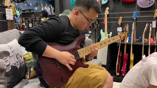 Video thumbnail for Schecter JL-7 Jeff Loomis in Vampyre Red Satin sound check and demo by Nafiri Music Jakarta