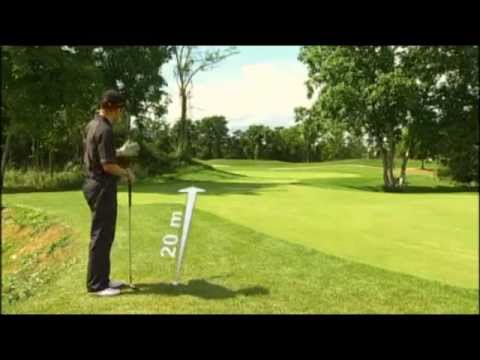 Golf Training Pitch: Pitchen aus drei Entfernungen