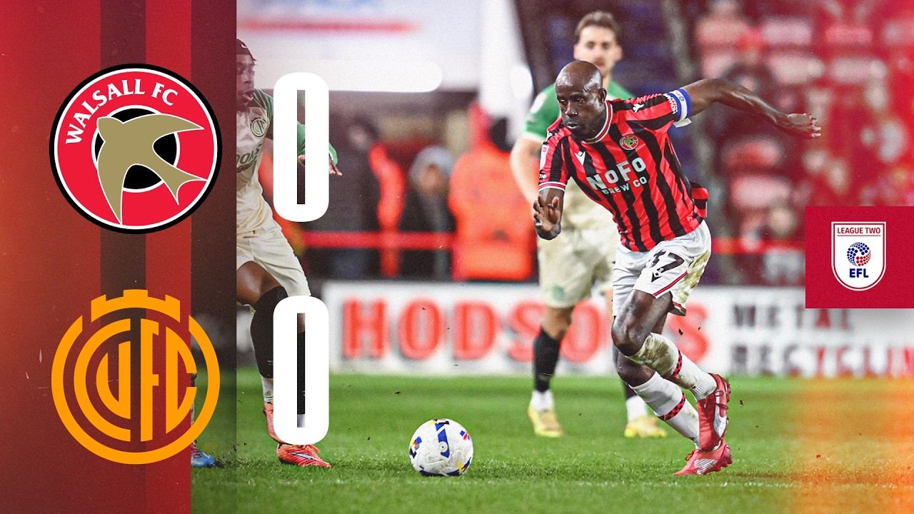 Walsall vs Cambridge United Highlights