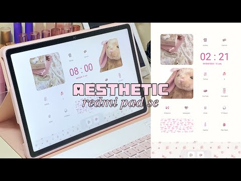 🎀🌷HOW TO HAVE AN AESTHETIC REDMI PAD: wallpaper • icons • widget (android 2024)