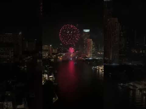 #湄公河  #曼谷  #bangkok  #煙火
