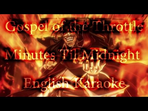 Gospel of The Throttle ✧ Drifters English Karaoke