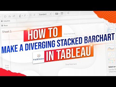 How to Create a Diverging Stacked Bar Chart in Tableau