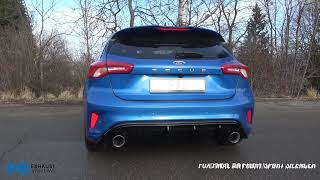 Video: FOX Edelstahl Sportauspuff-Komplettanlage ab OPF Ford Focus 4 1.5 Ecoboost