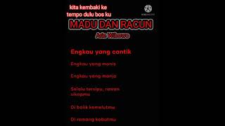 Download lagu MADU DAN RACUN|ArieWibowo #lagulawas #laguviral mp3