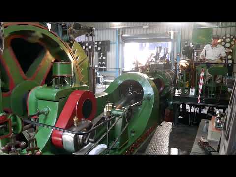 Papplewick Pumping Station: Preserved Robey steam winding engine