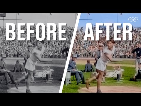 Team USA's golden 1924 moments in colour | Paris 1924 recoloured by Alibaba AI cloud technology