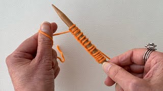 Come montare le maglie sui ferri. Avvio semplice del lavoro a maglia