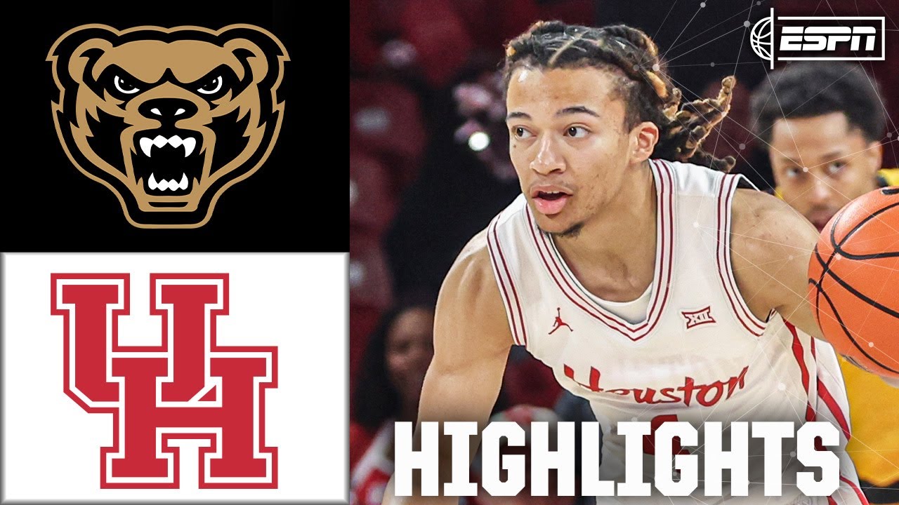 Oakland vs. Houston Cougars | Full Game Highlights | ESPN College Basketball