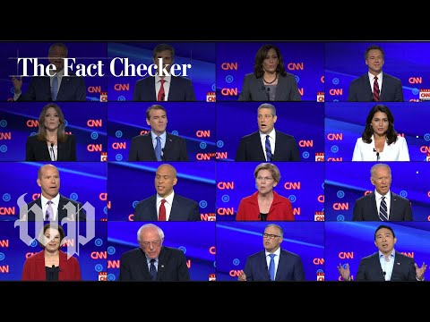 第二場民主黨辯論的實況調查｜實況調查員。 (Fact-checking the second Democratic debate | The Fact Checker)