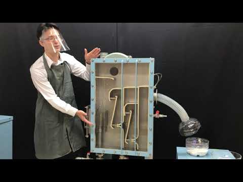 湿式集塵機「ウェットスクラバー」による集塵(株式会社アコー)